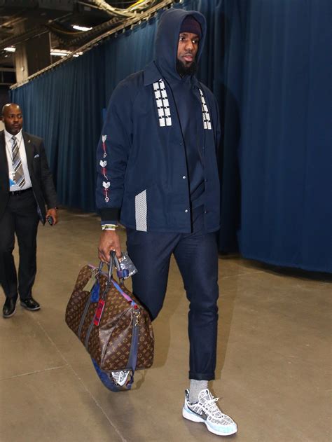 lebron louis vuitton|lebron james pregame outfits.